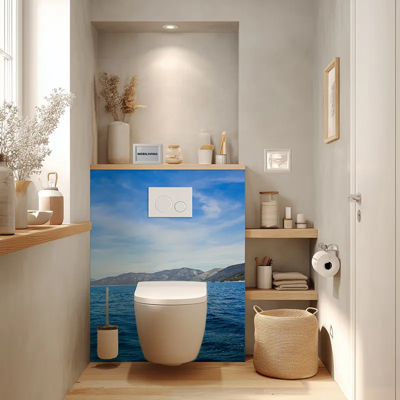 Toilettenrückwand Alu Adriaküste Istrien 462