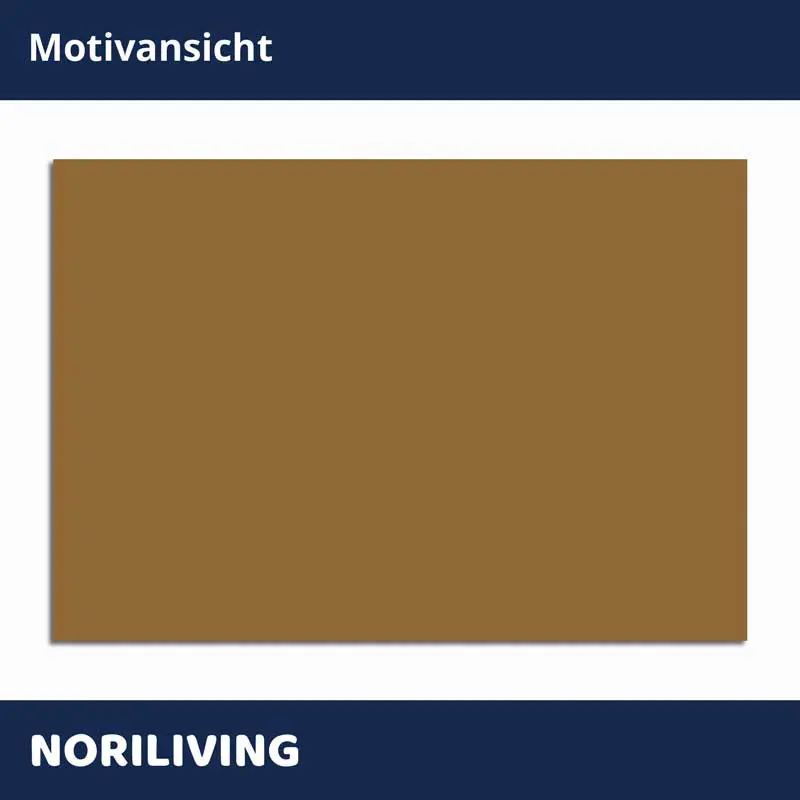Braunes Rechteck Motivbild Noriliving