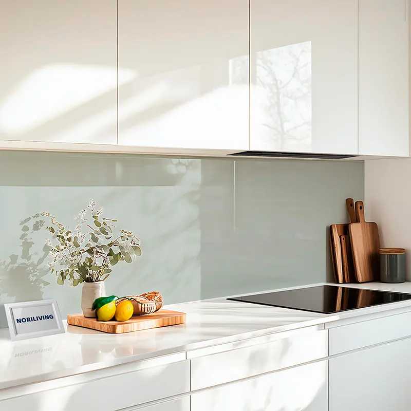 Küchenrückwand Echtglasoptik Profiline Unifarbe Grau 2566-GL