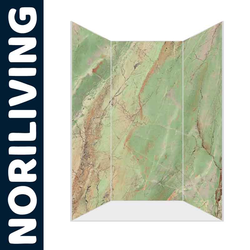 Grüner Marmoroptik-Raumteiler von Noriliving