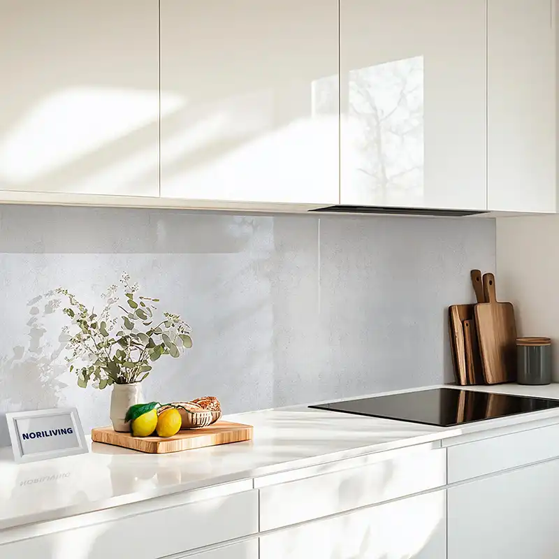 Fliesenspiegel Alu Beton Stein hellgrau 646