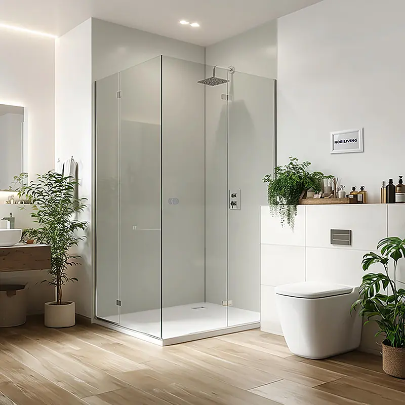 Duschrückwand Alu 1-4 teilig Unifarbe Grau 2371