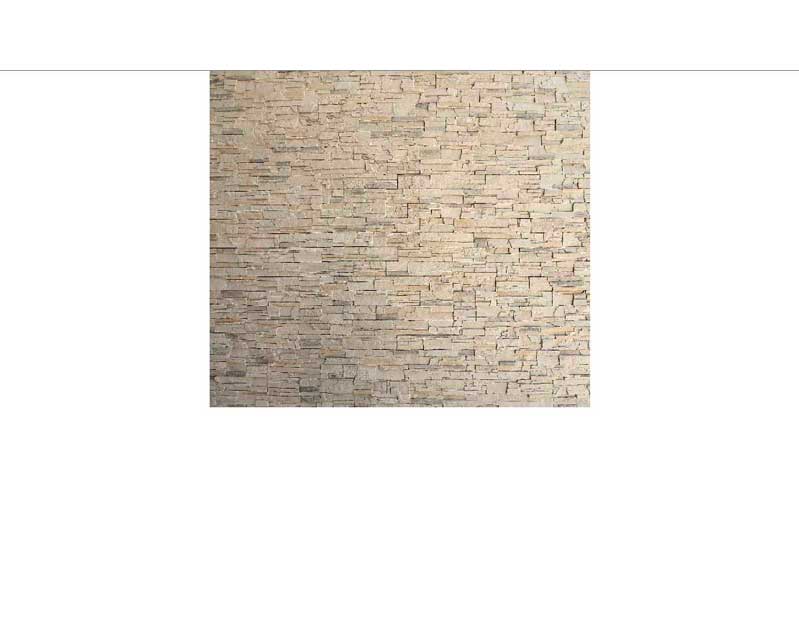 Eine detaillierte Ansicht einer beigen Natursteinmauer mit variierenden Steinstrukturen.