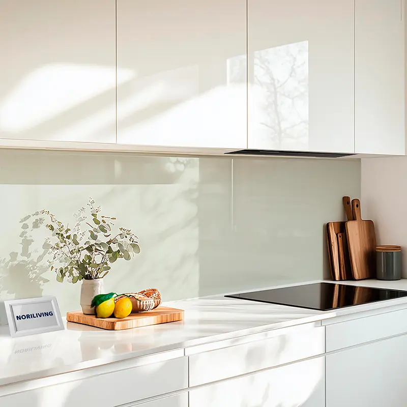 Küchenrückwand Echtglasoptik Profiline Unifarbe Grau 2561-GL