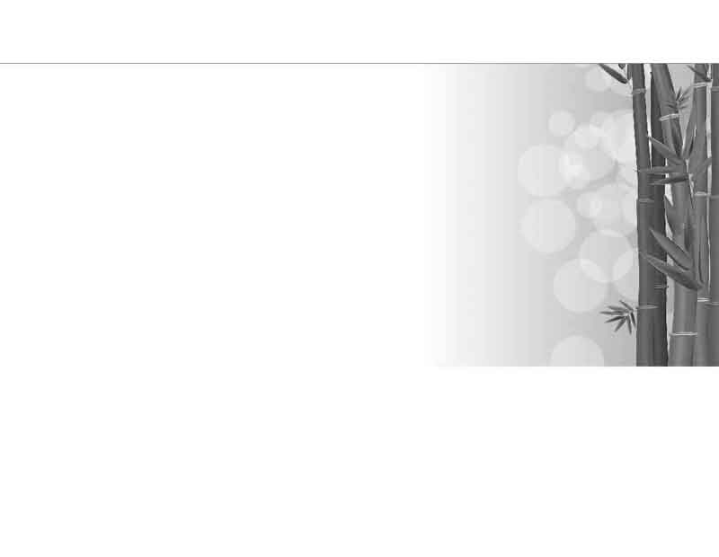 Illustration von Bambusstängeln in Schwarz-Weiß mit bokeh-artigem Hintergrund