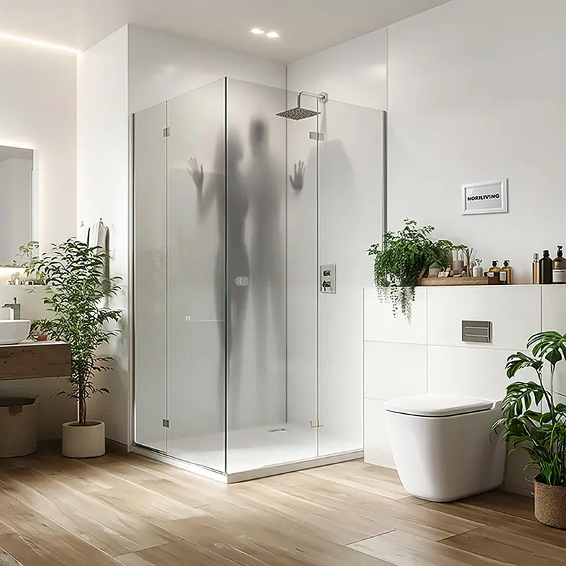 Duschrückwand Alu Konturen Menschen Silhouette 620 schwarz-weiß