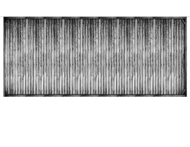 Grau gestrichene vertikale Holzwand aus stabilen Planken