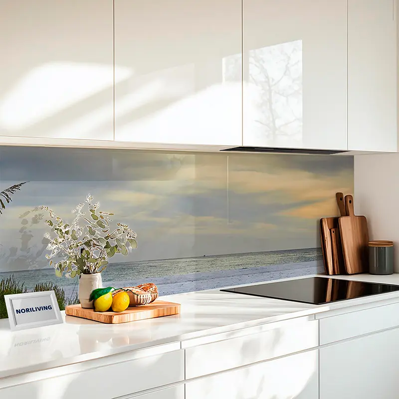 Küchenrückwand Alu Sonnenuntergang über Holmes Beach 337