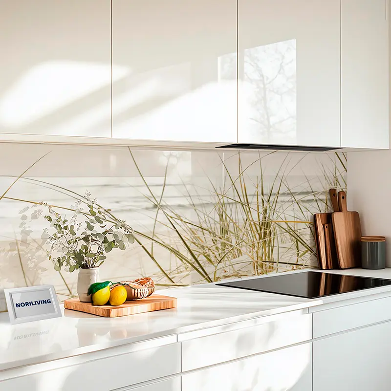 Fliesenspiegel Alu Dünen Gras Strand 543