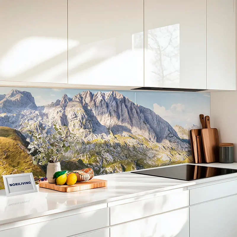 Küchenrückwand Alu Sonnenuntergang in den Karnischen Alpen, Friaul-Julisch-Venetien, Italien 747