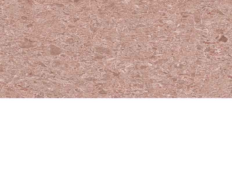 Detailansicht einer polierten, beigen Marmorfliese