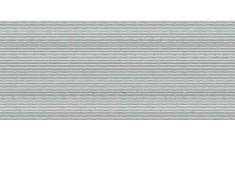 Naheaufnahme von grauem gerafftem Stoff mit horizontalen Linienmuster