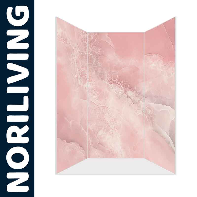 Moderner rosa Paravent von Noriliving zur stilvollen Raumgestaltung und Trennung