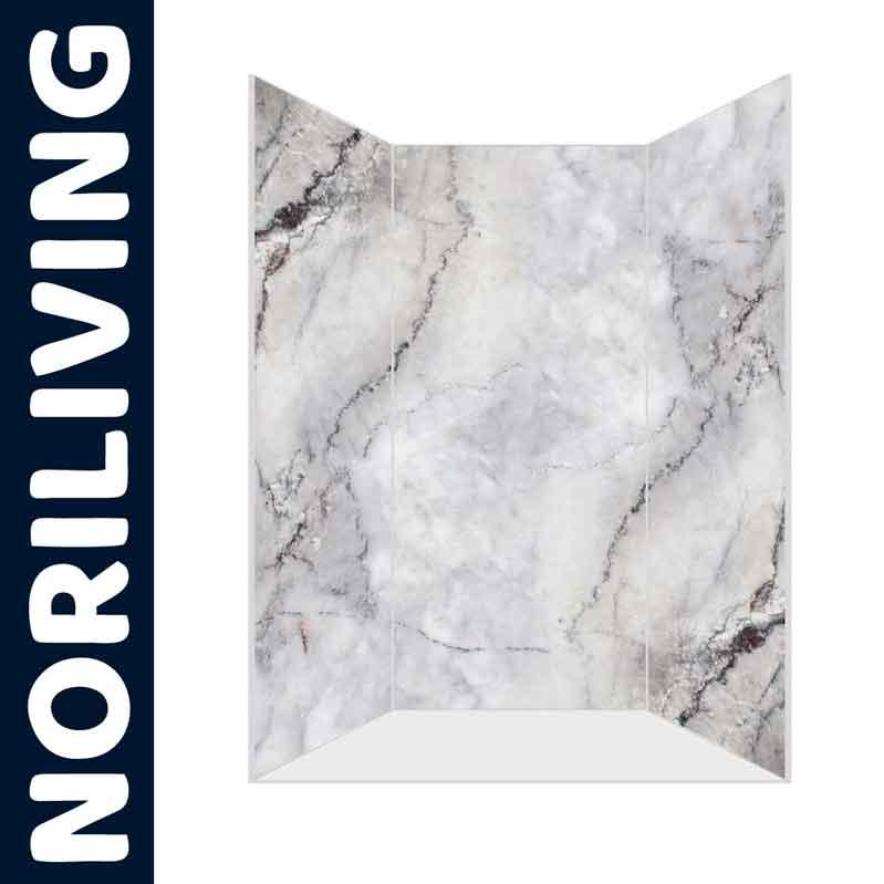 Dekorative Trennwand in Marmoroptik von NORILIVING