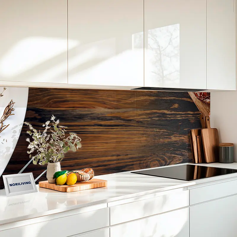 Küchenrückwand Alu Ribeye-Steaks auf einer weißen Platte 630