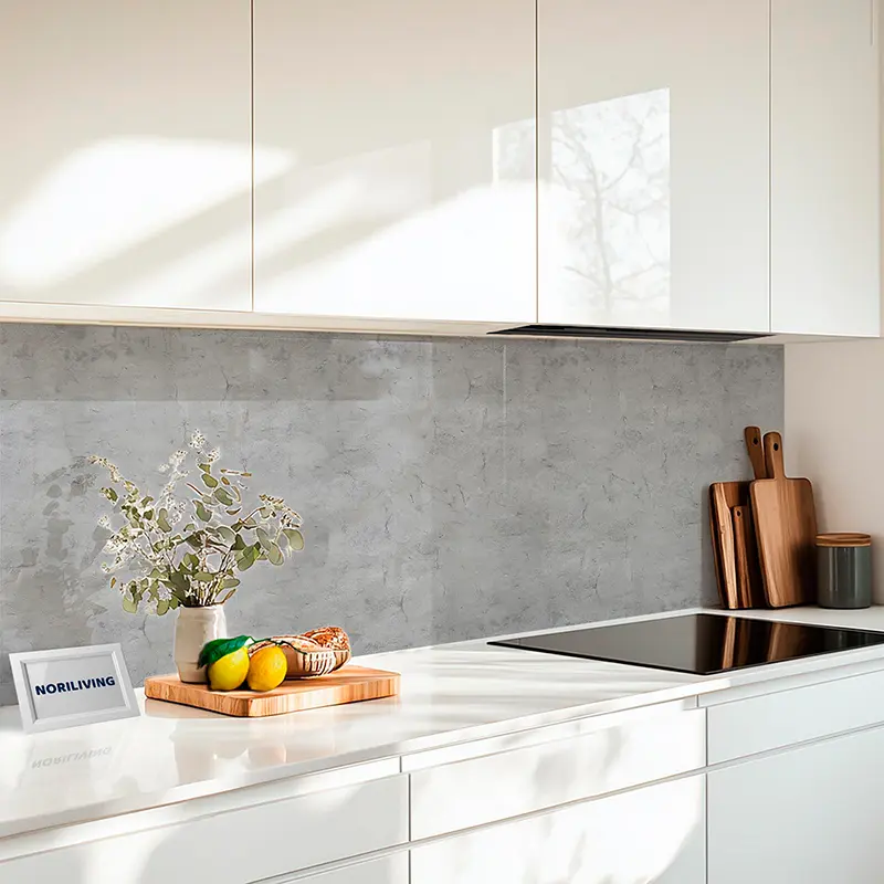 Fliesenspiegel Alu Beton hellgrau 607