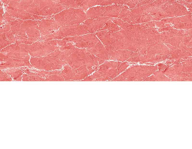 Nahaufnahme einer rosa Marmoroberfläche mit charakteristischen weißen Adern