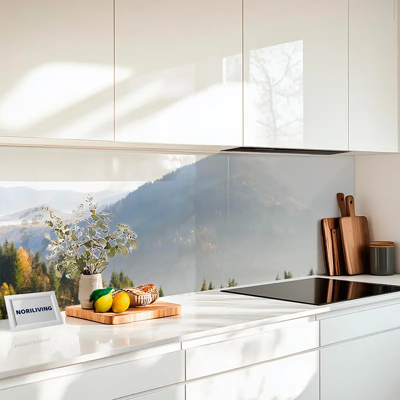 Küchenrückwand Alu Herbstlicher Laubwald von oben 759