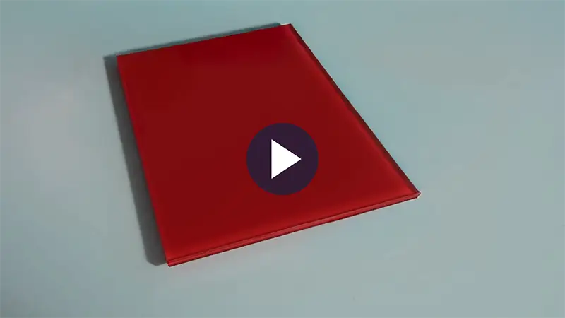 ESG-Glas Unifarben lackiert