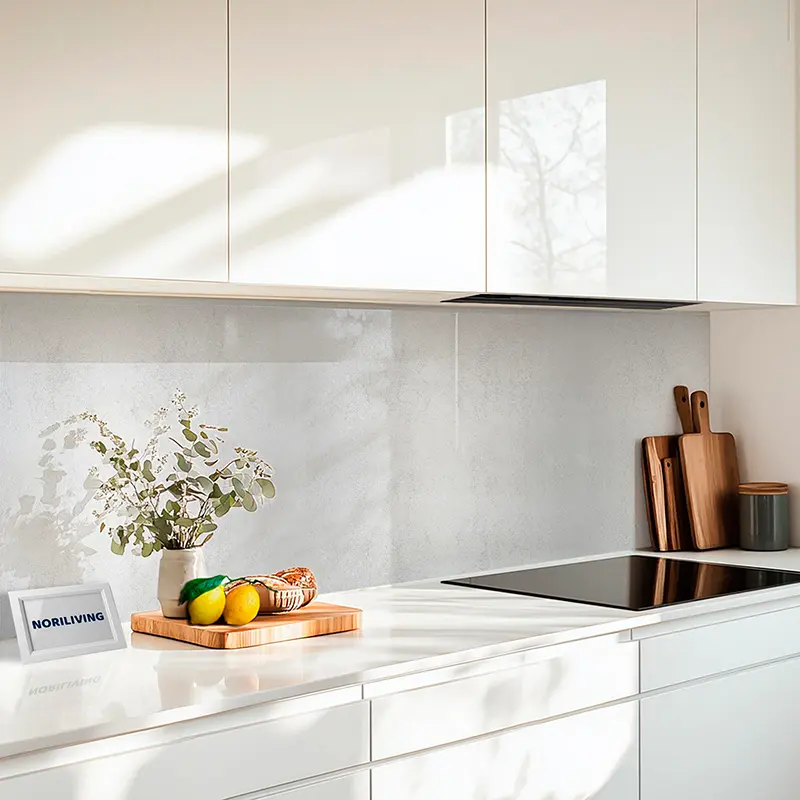 Fliesenspiegel Alu Beton Stein hellgrau 646 schwarz-weiß