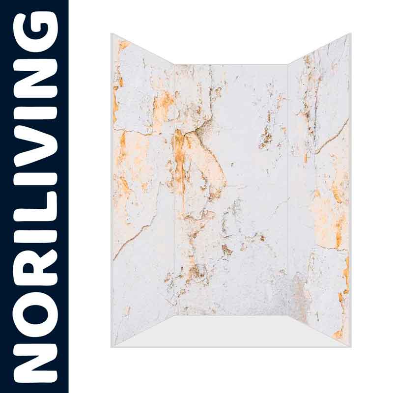 Dekorativer Raumteiler in Betonoptik mit Vintage-Design von Noriliving