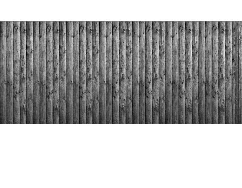 Graue Holzwand mit vertikalen Brettern, die eine rustikale Textur bieten