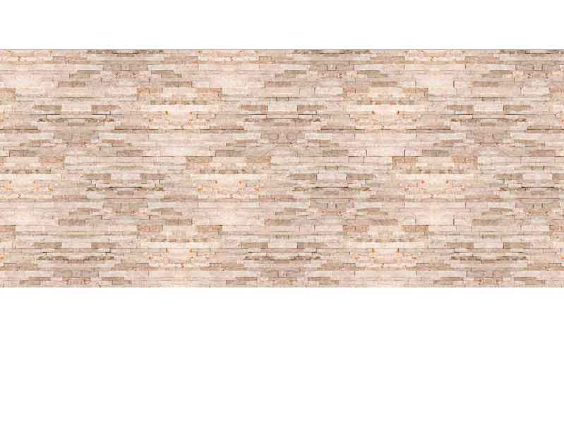 Dekorative Naturstein-Verblendwand aus beigen Ziegeln für Innen- und Außenanwendungen