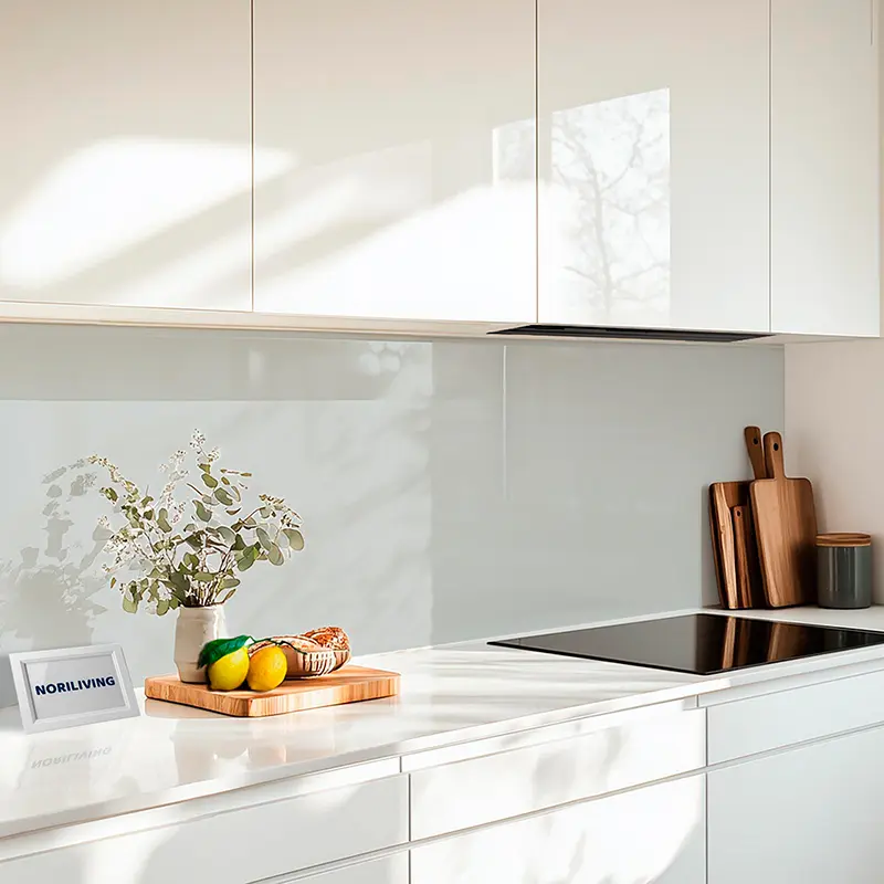 Küchenrückwand Alu 1-4 teilig Unifarbe Grau 2351