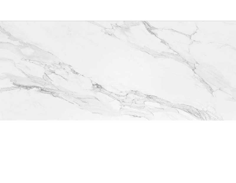 Hochwertige weiße Marmorfliese mit feinen grauen Adern, ideal für stilvolle Inneneinrichtungen