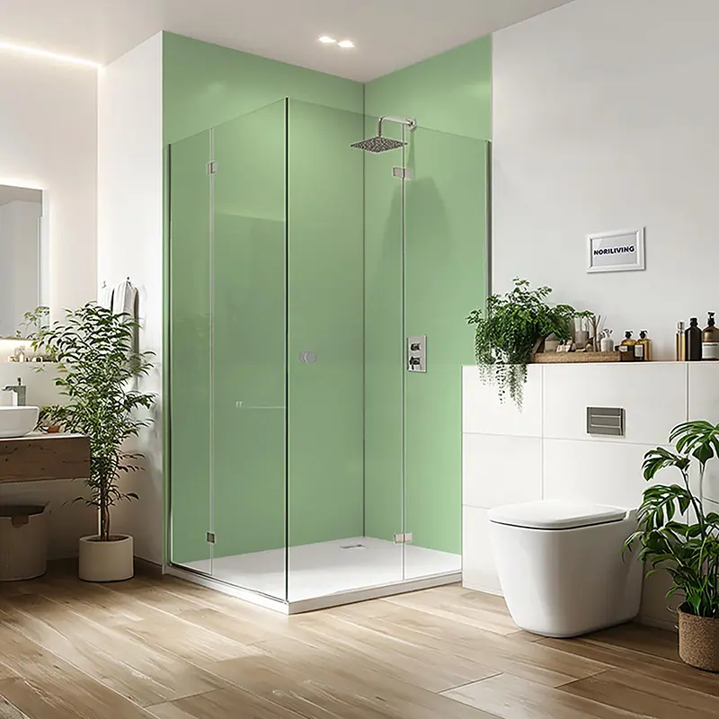 Duschrückwand Alu 1-4 teilig Unifarbe Grün 2320