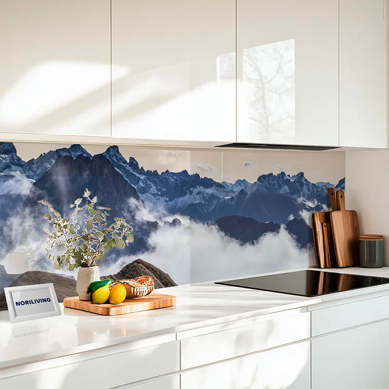 Küchenrückwand Alu Die Allgäuer Alpen - Das Nebelhorn im Herbst 536