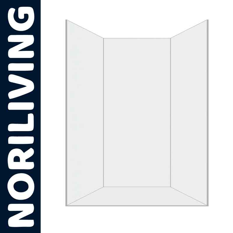 Minimalistische weiße Trennwand von Noriliving