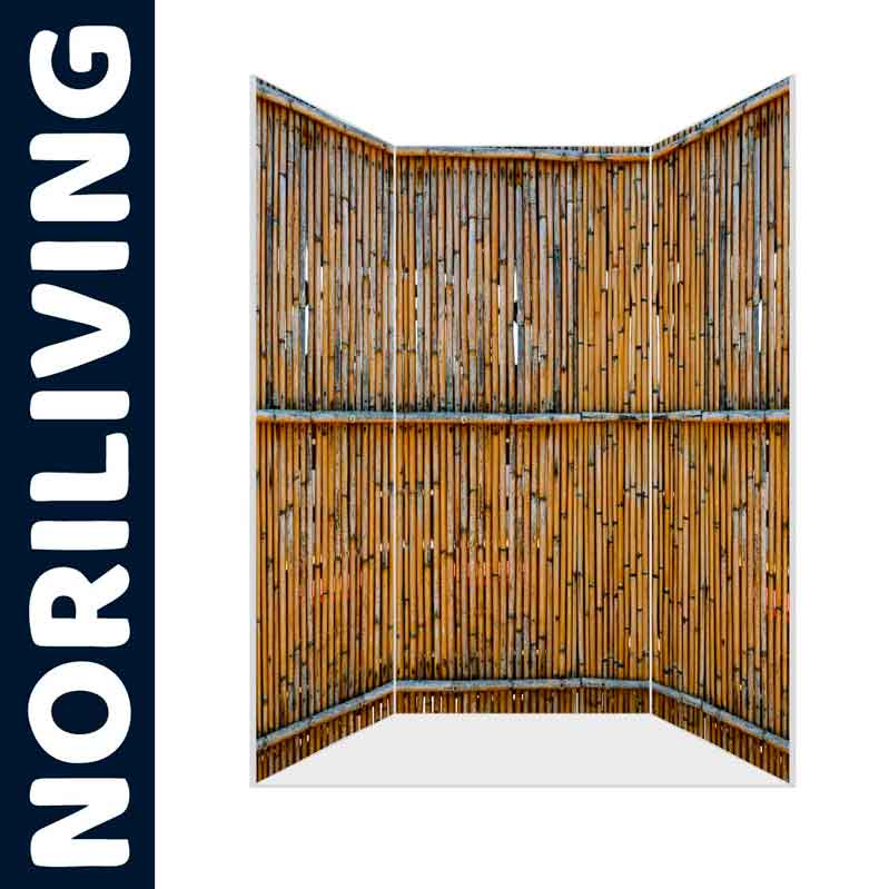 Dekorative Bambus-Trennwand von Noriliving für flexible Raumgestaltung
