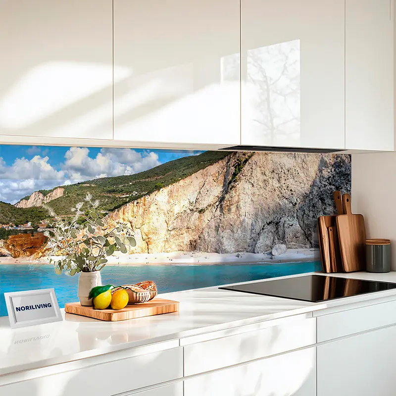 Küchenrückwand Alu Porto Katsiki, Lefkada in Griechenland 186