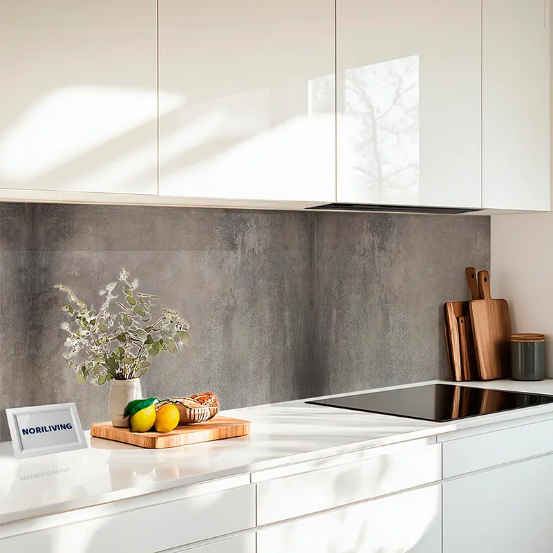 Küchenrückwand Alu Graue Wandfläche 861