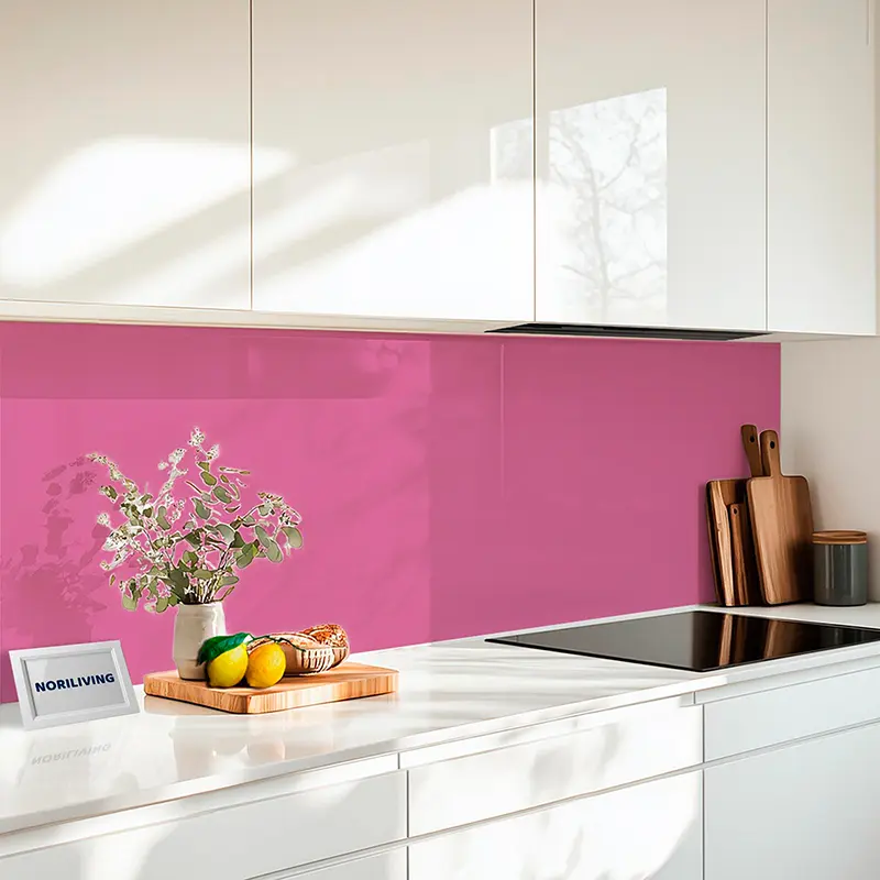 Küchenrückwand Alu 1-4 teilig Unifarbe Violett 2359