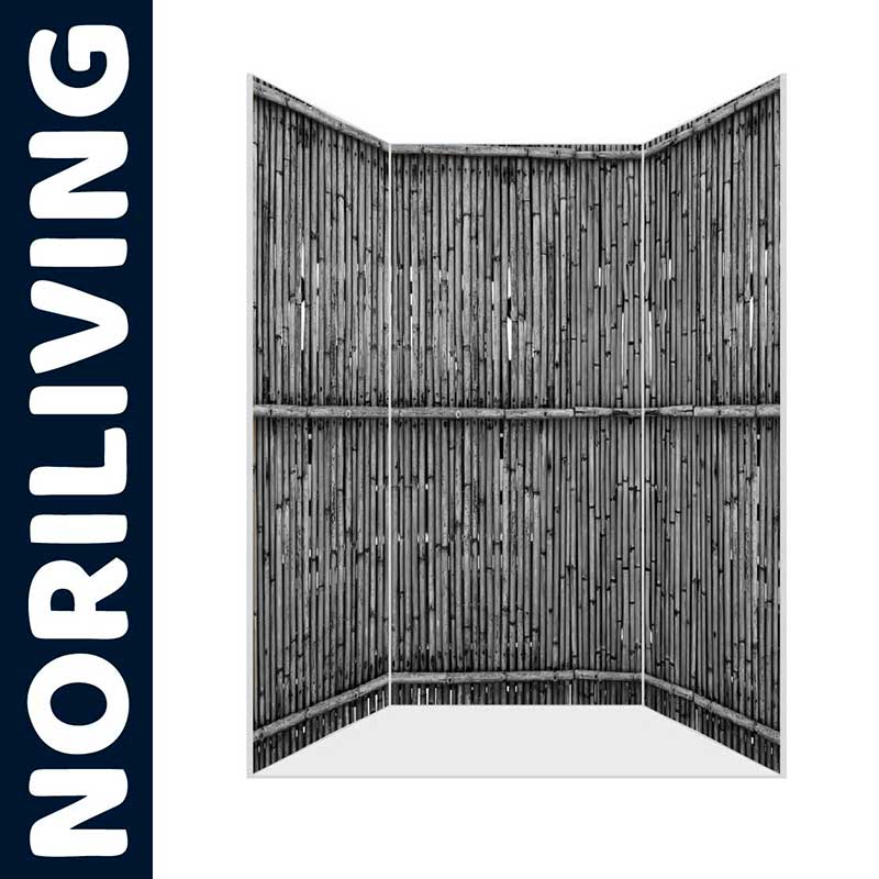 Dekorativer Bambus-Raumteiler von Noriliving, ideal zur Raumaufteilung