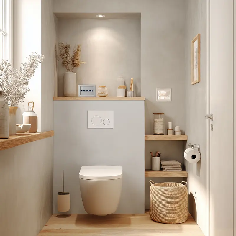 Toilettenrückwand Alu Unifarbe Grau 2356