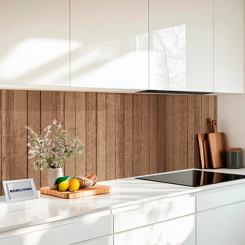 Küchenrückwand Alu Holz Optik 940