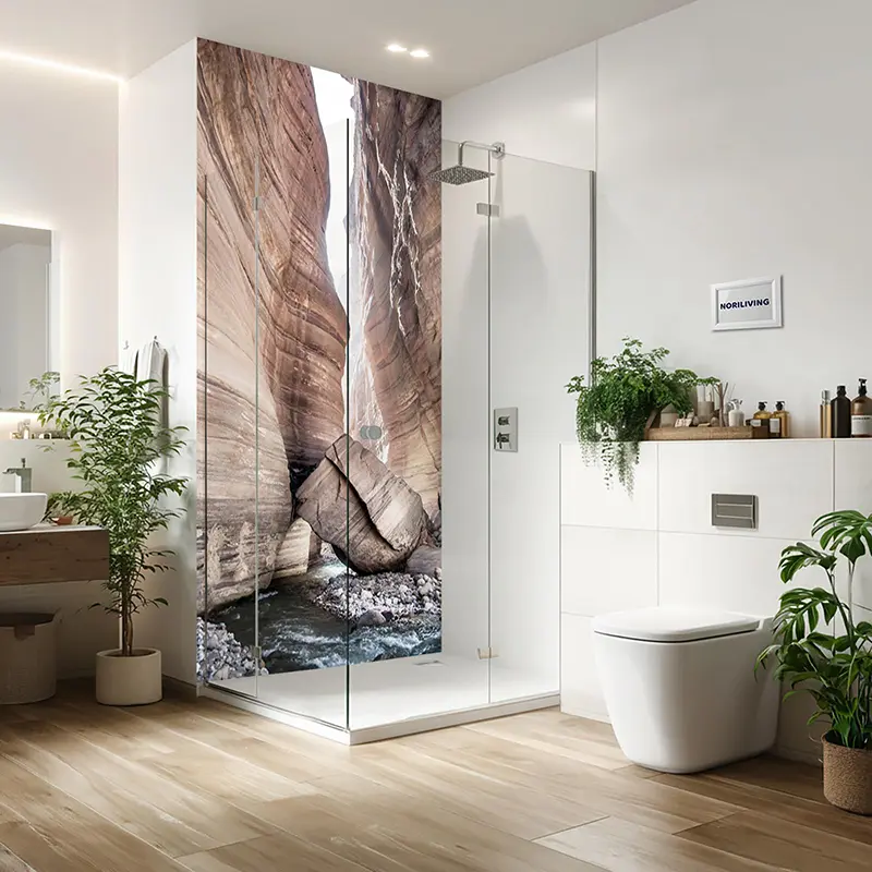 Duschrückwand Einzel | Ecke | Alu Wadi Hasa-Bach in Jordanien 257