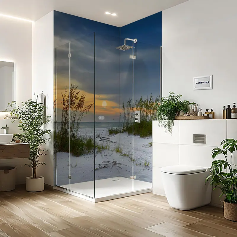 Duschrückwand Einzel | Ecke | Nische | Alu Sonnenuntergang über Holmes Beach 324