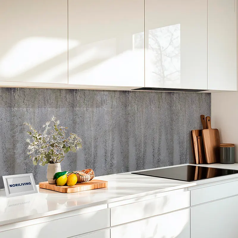 Fliesenspiegel Alu Natur - Beton inklusive Grünspan 913