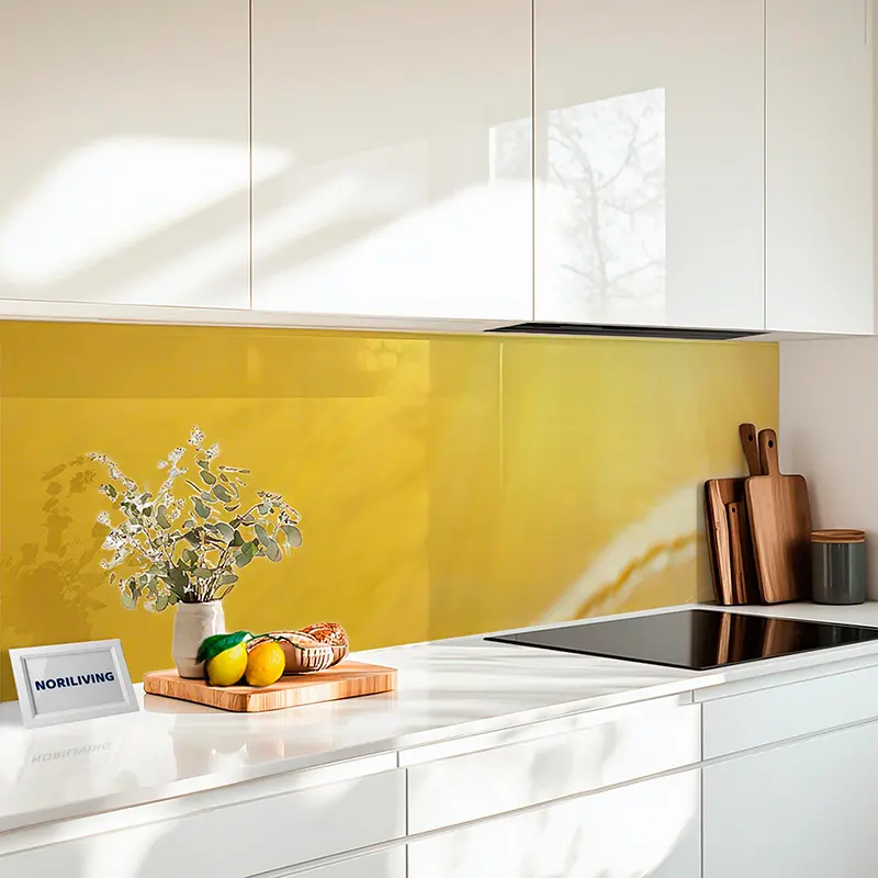 Fliesenspiegel Alu Goldene Weizenähren im Sonnenlicht 665