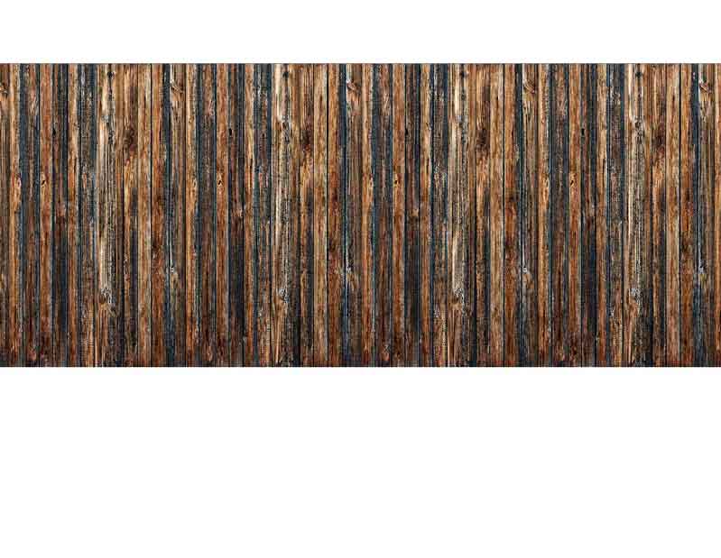 Detailansicht von vertikalen Holzdielen mit rustikalem, gealterten Finish im Vintage-Look