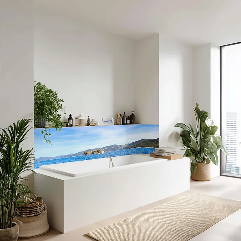 Badrückwand Alu Adriaküste Istrien 462