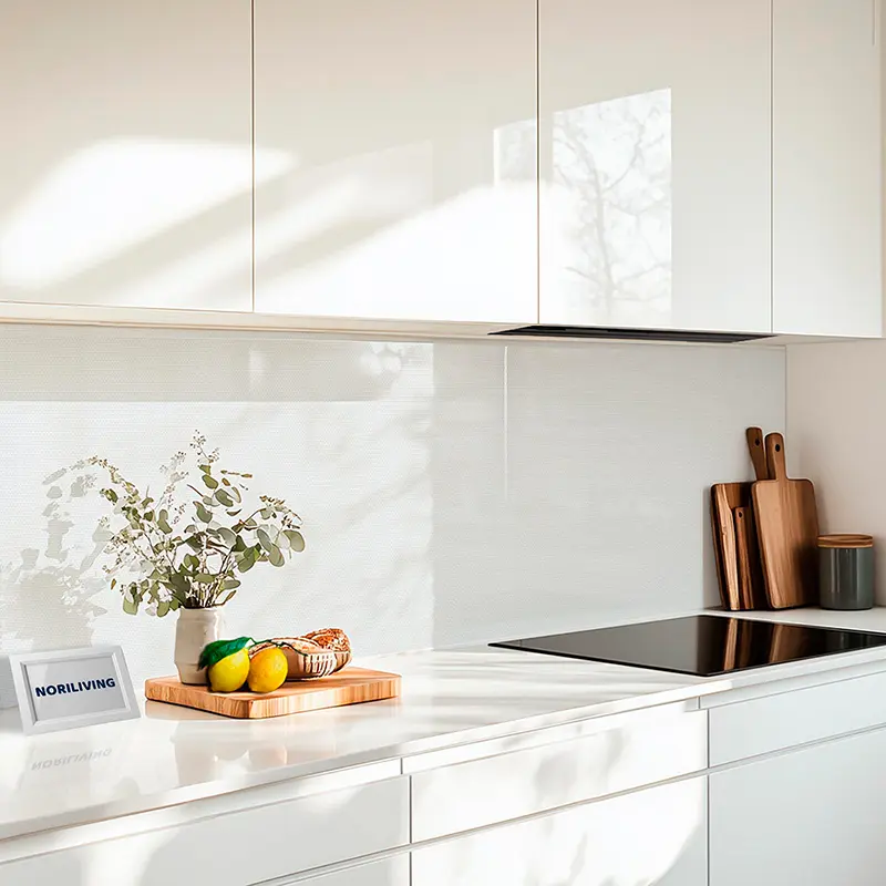 Fliesenspiegel Alu 1-4 teilig Gewebestruktur Grau 2256