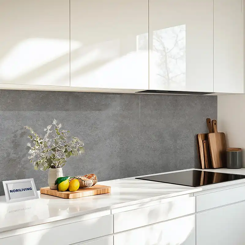 Fliesenspiegel Alu Stein mittel grau Beton 9441