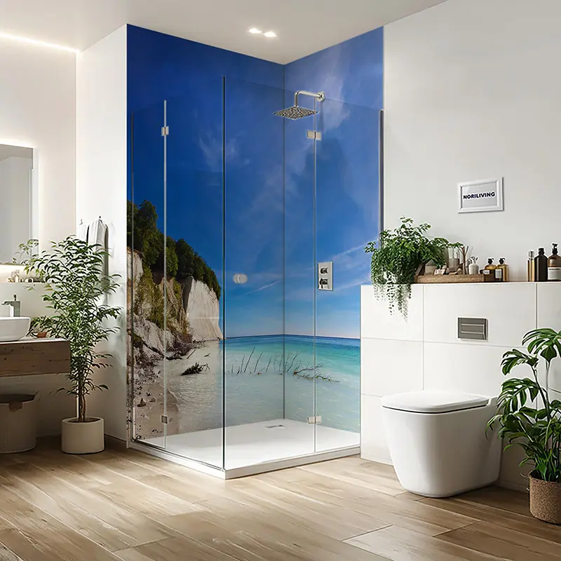 Duschrückwand Einzel | Ecke | Nische | Alu Die Ostseeküste auf Rügen 936