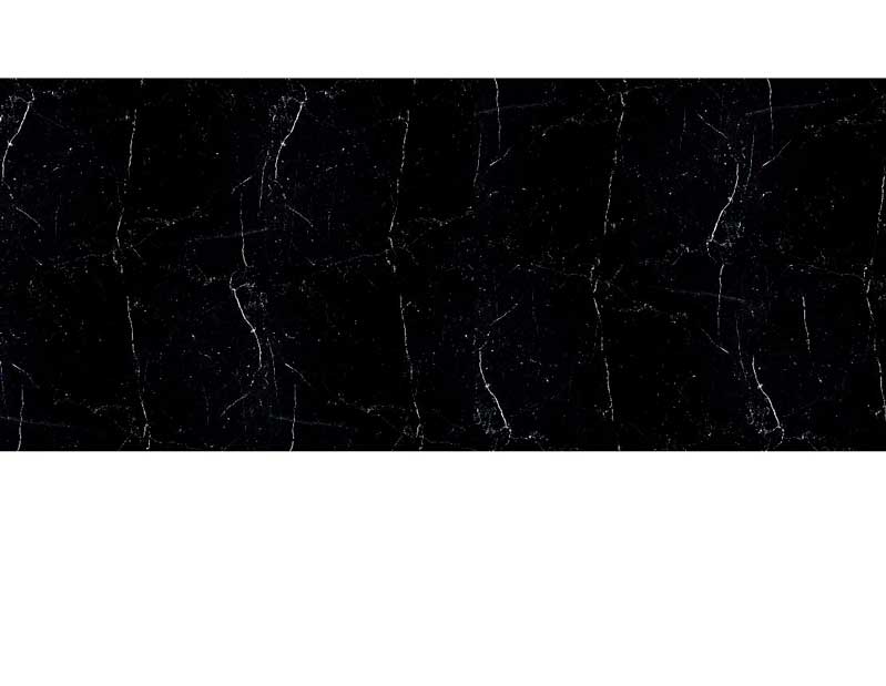 Nahaufnahme von schwarzem Marmor mit feinen weißen Adern, ideal für edle Innenarchitekturprojekte