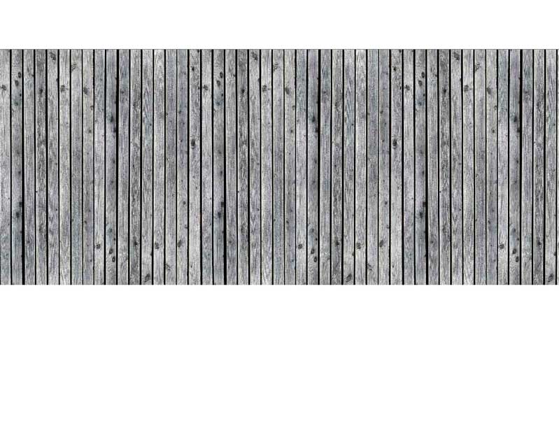 Vertikale Planken einer grauen Holzwand in Reihen